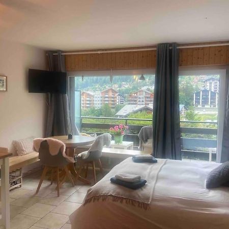 Sunny Swiss Mountain Studio In Centre By Jolidi Nendaz Bagian luar foto